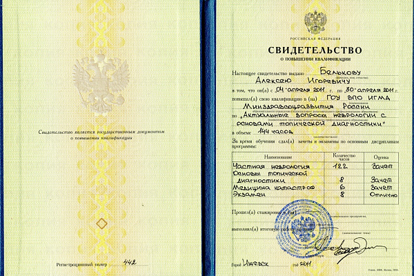 Бельков Алексей Игоревич